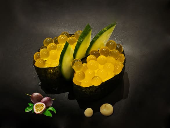 ㊣Passion Fruit Explosion Sushi 1pc